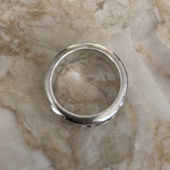 Tiffany & Co. Atlas Ring 925 Sterling Silver Vintage - Picture 7 of 8